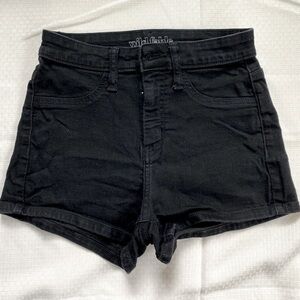 Wild Fable• High Rise Black Women’s Denim Shorts, Size 2, EUC